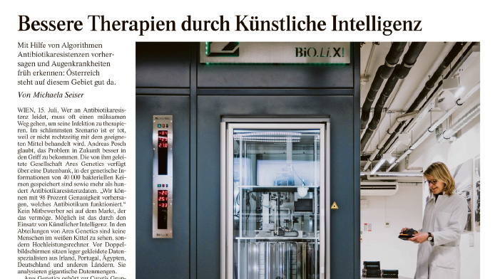 Frankfurter Allgemeine: Bessere Therapien durch Künstliche Intelligenz